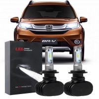 หลอดไฟหน้า LED 6000K สีขาว สําหรับ Honda BR-V BRV 2017-2020 2 ชิ้น