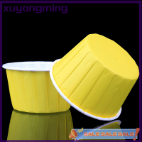 Xuyongming เครื่องห่อกระดาษกันน้ำมันเค้กถ้วยคัพเค้กซิลิโคนในบ้าน50ชิ้นถ้วยอบขนมกล่องใส่ถาดเครื่องมือทำขนมอบอุปกรณ์งานเลี้ยง