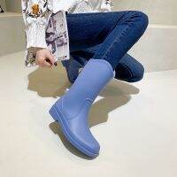 ❐﹊✁ รองเท้ากันฝนกันน้ําและกันลื่นใหม่สําหรับผู้หญิง