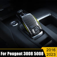 สำหรับ Peugeot 3008 5008 GT Citroen C5 Aircross 2017 2018 2019 2020 2021 2022 2023รถเกียร์ Shift Knob หัวเกียร์อุปกรณ์เสริม