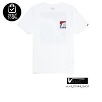 เสื้อยืดVANS SWOOP V SS WHITE  (สินค้ามีประกันแท้)