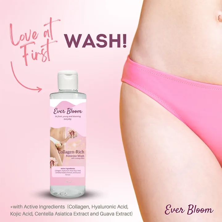 Ever Bloom Collagen Rich Feminine Wash for Women, Anti Fungal