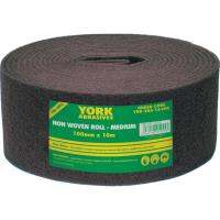 สก๊อตไบรม้วน สีดำ York 100mmx10M NON-WOVEN ROLL MEDIUM BLACK