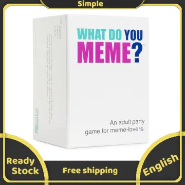  WHAT DO YOU MEME? Live Laugh Lose - The Party Game Where You  Compete to Make Corny Jokes Funny : Toys & Games