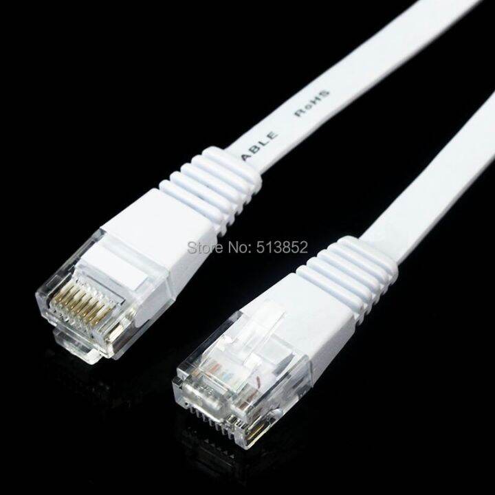 CAT6 Pure Copper Ultrathin Flat Network LAN Cable 3m PC RJ45