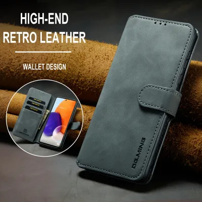 Vintage Leather Mobile Phone Bag Case for Samsung Galaxy A73 5G A 73 Kickstand Protective Cover for Samsung A73 5G Cases
