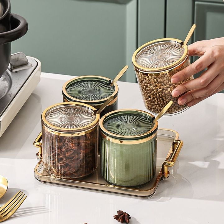 hotx-dt-condiment-household-seasoning-pot-combination-set-bottle-storage-spice-jar