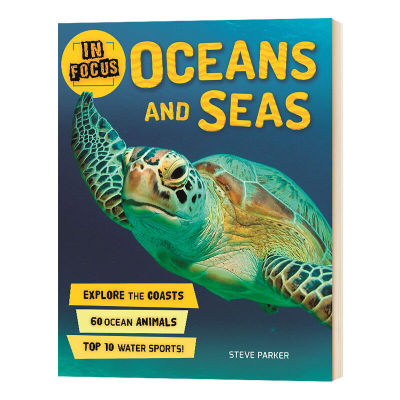 In focus oceans and seas English edition childrens Science Encyclopedia readings hardcover of original English books