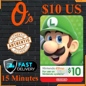 Buy Nintendo eShop $10 Gift Cards Online