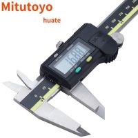 Mitutoyo Huate คาลิเปอร์ดิจิตอลไม้บรรทัดเลื่อนจอ LCD คาลิเปอร์6In 8In เกจ150มม. 200มม. 300มม. สแตนเลสอิเล็กทรอนิกส์เครื่องมือวัด