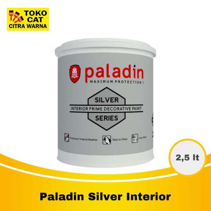 Cat Tembok Interior Premium Paladin Silver 2.5 Liter Lazada Indonesia