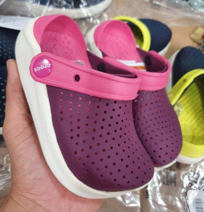 crocs-เด็ก-lite-ride-kids-งานพรีเมี่ยม-สำหรับเด็ก