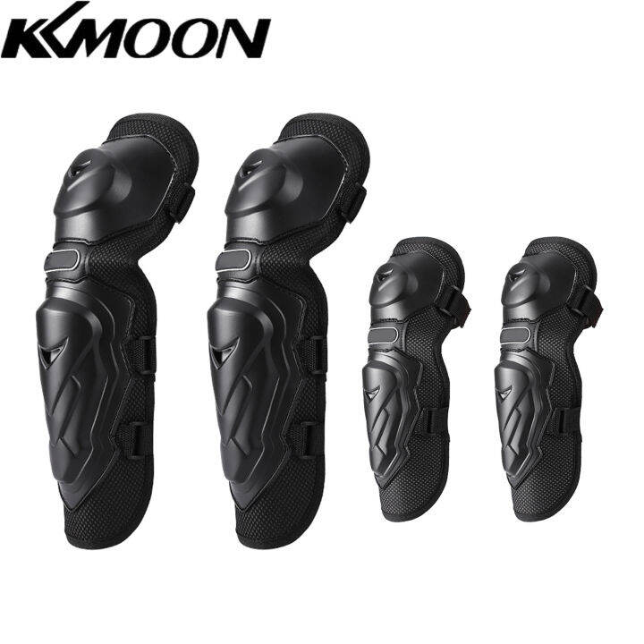 Universal Pair of Adult Knee Brace and Elbow Guards Bicycle Bike