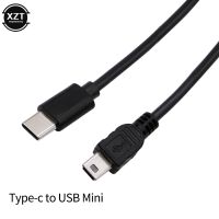 30Cm USB Tipe C 3.1 Laki-laki Ke Mini USB 5 Pin B Laki-laki Steker Konverter OTG Adaptor Memimpin Kabel Data untuk Macbook Pro Kamera Digital