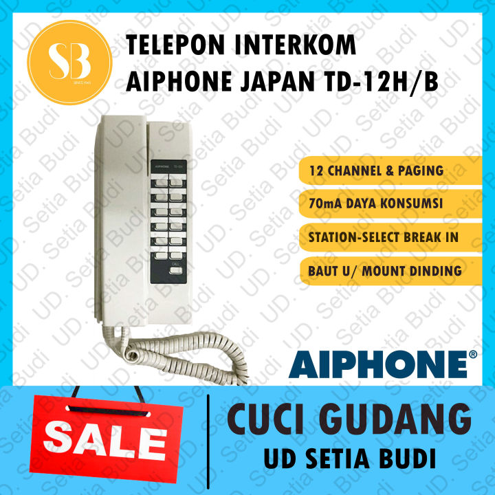 Telepon Interkom Aiphone TD-1 2H/B Intercom Telephone TD-12H/B Lazada  Indonesia