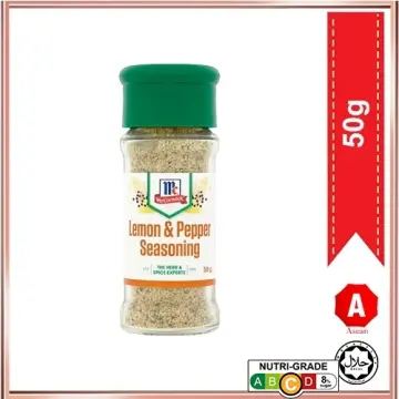 Masterfoods Lemon Pepper Seasoning (No Salt) 50g