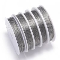 1 Roll/Lot Stainless Steel Multi-Strand Braided Steel Wires Nylon Coated Tiger Tail Beading Round Wire For Diy Bracelet Making