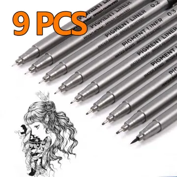 12pcs Black Felt Tip Pens Drawing Pens Art Pens Fineliner Pens Fine Point  Pens Sketch Pens Black Felt Tip Pens Waterproof Pen Fine Liner Pens For Art, Discounts For Everyone