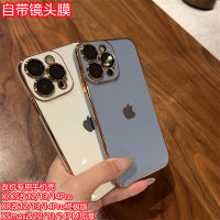 xrบอดี้13pro Apple xr ดัดแปลง 13pro สุดยอดเคสโทรศัพท์มือถือพร้อมฟิล์มเลนส์ iPhoneXR ดัดแปลง 14pro เคสนุ่มป้องกันการหล่นด้วยไฟฟ้า