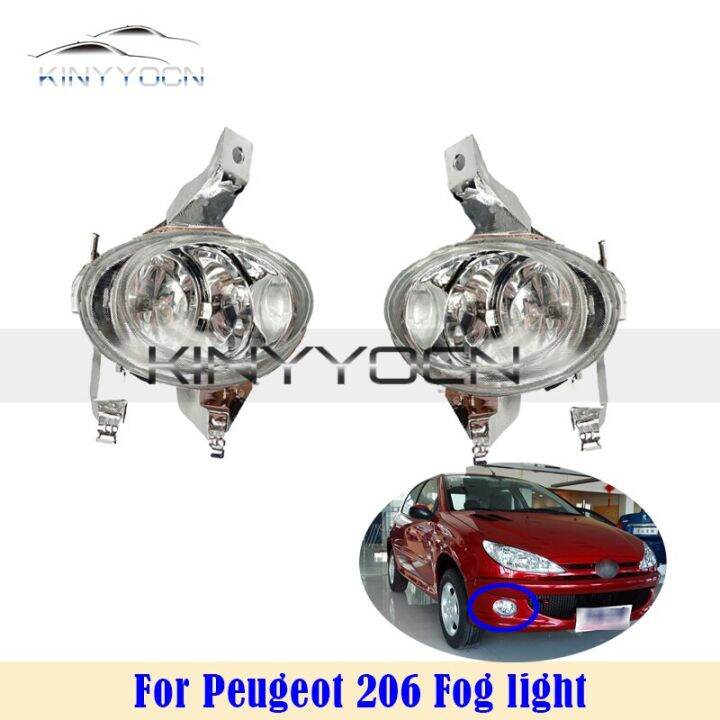 For Peugeot 206 Front Bumper Fog Light Foglight Fog Lamp Foglamp Lazada PH