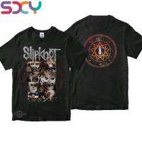 SHY เสื้อยืดผู้ชาย เสื้อยืดถูกๆ T-shirt  Slipknot 6 CREATURES เสื้อยืดพรีเมี่ยม ผูกปมก่อนลืม เสื้อยืด ผูกปม แถบโลหะ