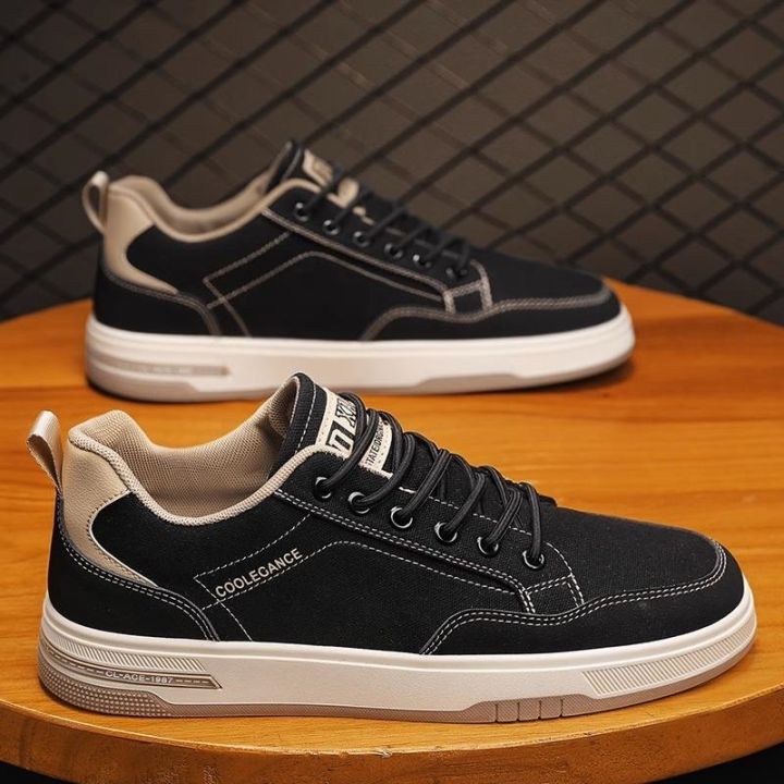 canvas-shoes-mens-autumn-2023-new-breathable-work-sports-and-leisure-mens-shoes-black-trendy-all-match-sneakers