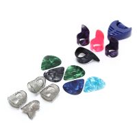Guitar Accessories kit Fingerstall Full size amp;Guitar Finger Pick Plectrum Guitar Finger Accessories Silicone Fingertip Protectors