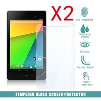 2Pcs Tablet Tempered Glass Screen Protector Cover for Google Nexus 7 2nd Gen 2013 Screen Coverage Explosion-Proof Tempered Film