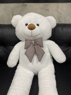 RadaToys 🐻ตุ๊กตาหมีตัวใหญ่ ตุ๊กตาหมีจัมโบ้  ตุ๊กตาหมีสีขาว ขนาด 1 เมตร  ผ้าและใยเกรด A  ผลิตในประเทศไทย