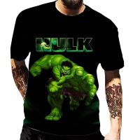 Disney T-Shirts Hulk Cartoon Anime Movie 3D Print Streetwear Men Women Fashion Oversized T Shirt Kids Boy Girl Tees Tops Clothes