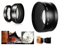 40.5Mm 0.45X Wide Angle  Macro For Sony ZV-E10 ZVE10 A6300 A6400 A6100 A6000 A5100 A5000 NEX-6 NEX-5T NEX-3N 16-50Mm