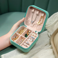 W&amp;G Jewelry Storage Box High-value Flannel Portable Girls Accessories Organizer Ring Earring Box Jewelry Travel Storage Box