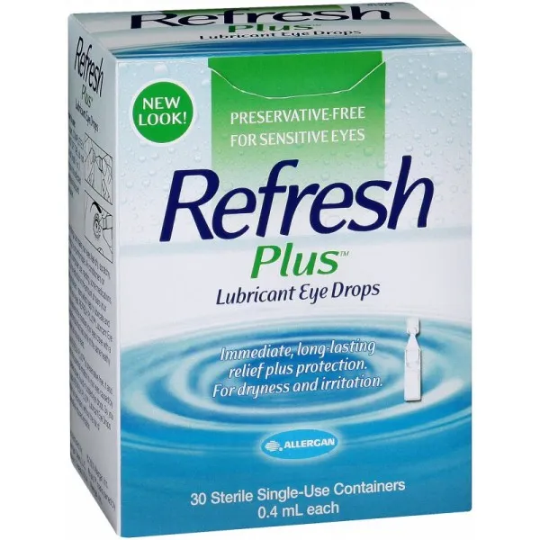 REFRESH PLUS® PRESERVATIVE-FREE LUBRICANT EYE DROPS 30s😉 Lubricant Eye ...