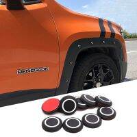 รถล้อ Fender Flares Arches Scratch Rivets คลิป Protector Guard Molding Trim อุปกรณ์เสริมสำหรับ Jeep Renegade 2012-2021