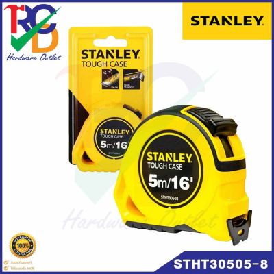 ตลับเมตร STANLEY TOUGH CASE 5 เมตร/16ฟุต | STANLEY | STHT30505-8 เครื่องมือวัดระยะ, วัดระดับ เครื่องมือ