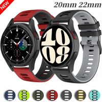 Tali silikon 22mm 20mm untuk jam tangan Samsung gelang silikon 20mm untuk jam tangan Samsung 6/5/4/3 Gear S3 jam tangan Huawei 4/3 GT3-2 Pro gelang lembut Amazfit GTR/GTS Correa