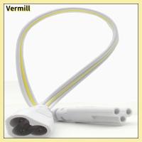 VERMILL 2pcs พลาสติกพีวีซีพลาสติก สายไฟเชื่อมต่อหลอดไฟ LED ทองแดงทองแดง สีขาวขาว T5ท่อต่อสายไฟต่อชายและหญิง แบบพกพาได้ 3Pin 3Pin สายเคเบิลเชื่อมโยงสายเคเบิลแบบบูรณาการ อุปกรณ์สำหรับช่างไฟฟ้า