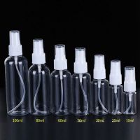 30ml/50ml/100ml Transparent Spray Bottle Makeup Perfume Reusable Bottles PE Plastic Sub-bottling Travel Portable Bottle
