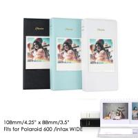 64 Pockets Photo Film Album Storage Book For 600 Film For Fujifilm Instax Wide 300 210 Film Storage Album Bar  Wine Tools