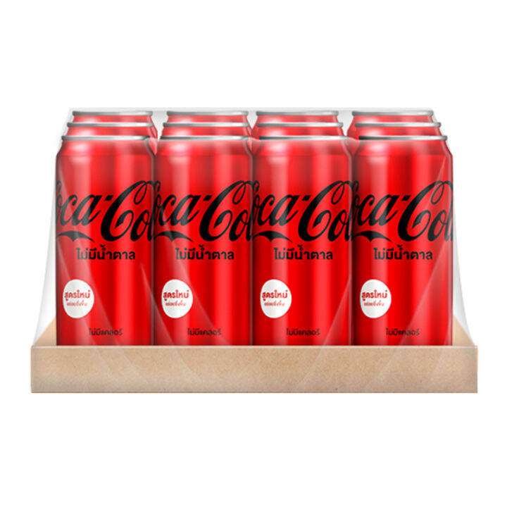 สินค้ามาใหม่-โค้ก-น้ำอัดลม-สูตรไม่มีน้ำตาล-245-มล-x-12-กระป๋อง-coke-soft-drink-no-sugar-245-ml-x-12-cans-ล็อตใหม่มาล่าสุด-สินค้าสด-มีเก็บเงินปลายทาง