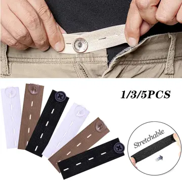 1-3Pcs Women Pregnancy Waistband Belt Adjustable Elastic Maternity  Lengthening Waist Extender Clothing Pants for Pregnant