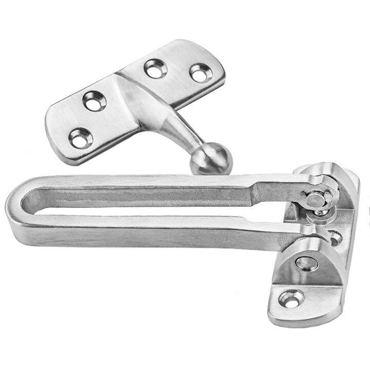 Heavy Duty Swing Bar Lock as Secondary Door Lock Security Latch Guard