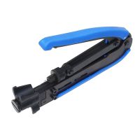 1 Pcs Carbon Steel Compression Tool Wire Crimper Plier Tool Crimping Tool for RG59 RG6 RG58 Cable F Coaxial Connectors Cable