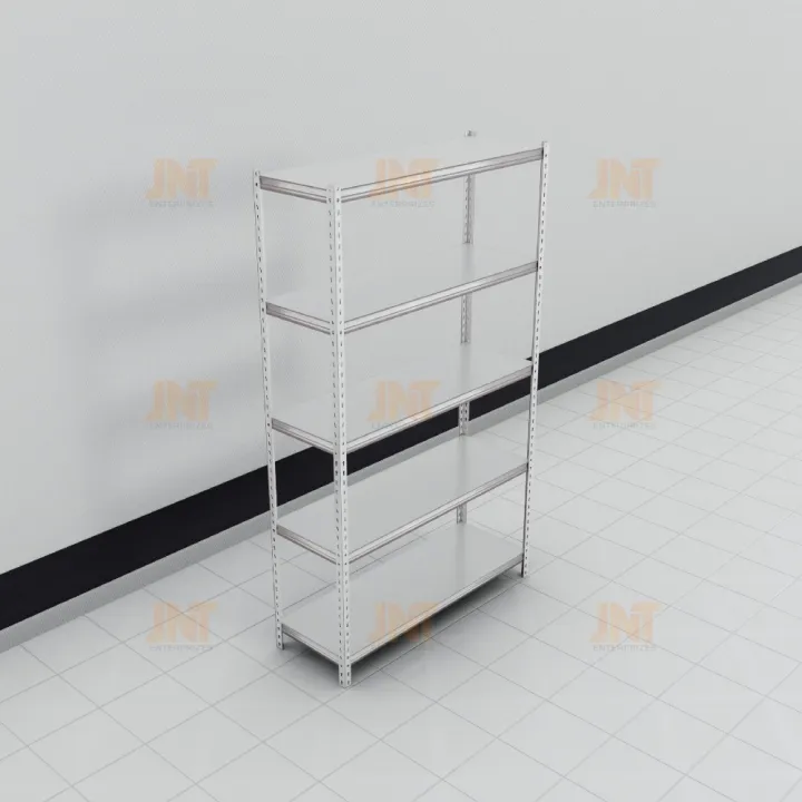 5 Layer Boltless Metal Shelving Rack 40 X 120 X 200cm Metal Shelving