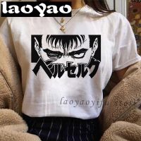 Anime Tshirt Berserk Guts Funny Cartoon T Shirt Men Manga Swordsman Gatsu Sacrifice Zodd Tshirt 90S Vintage Gildan Spot