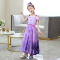 ? Popular Clothing Theme Store~ Childrens Day Group Performance Costume New Princess Elsa Skirt Kindergarten Fairy Tale Drama Performance Birthday Studio