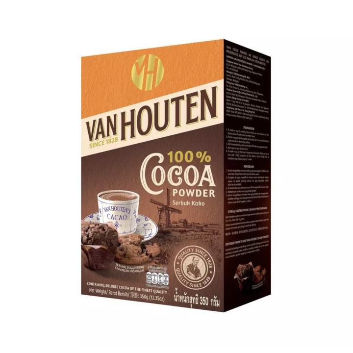 ผงโกโก้-100-แวนฮูเทน-โกโก้ผง-แวนฮูเต็น-cocoa-van-houten-ขนาด-350g