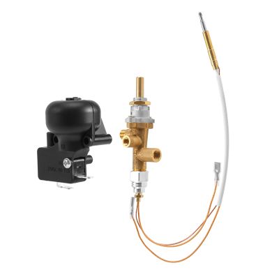 Gas Patio Heater Control Valve Thermocouple Sensor Dump Switch Knob Propane Lpg Fire Pit Control Safety Pilot Port Set