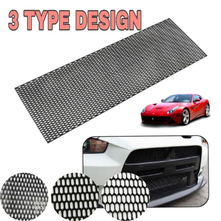 40CM X 120CM Honeycomb Black ABS Plastic vent car tuning universal ...