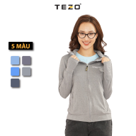 Áo chống nắng nữ cao cấp TEZO, áo khoác nắng nữ chất liệu thun siro cao thumbnail